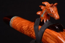 Western Red Cedar Burl Native American Flute, Minor, Mid A-4, #G49C